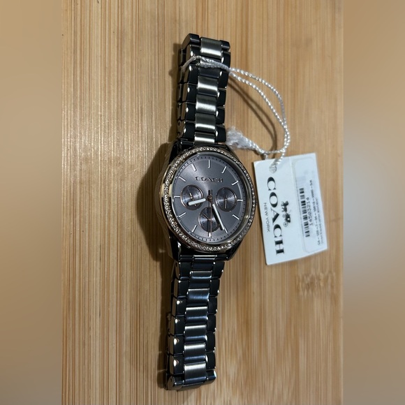 Coach Preston Gunmetal  Grey Watch With 36mm Chronograph Face - Picture 5 of 8